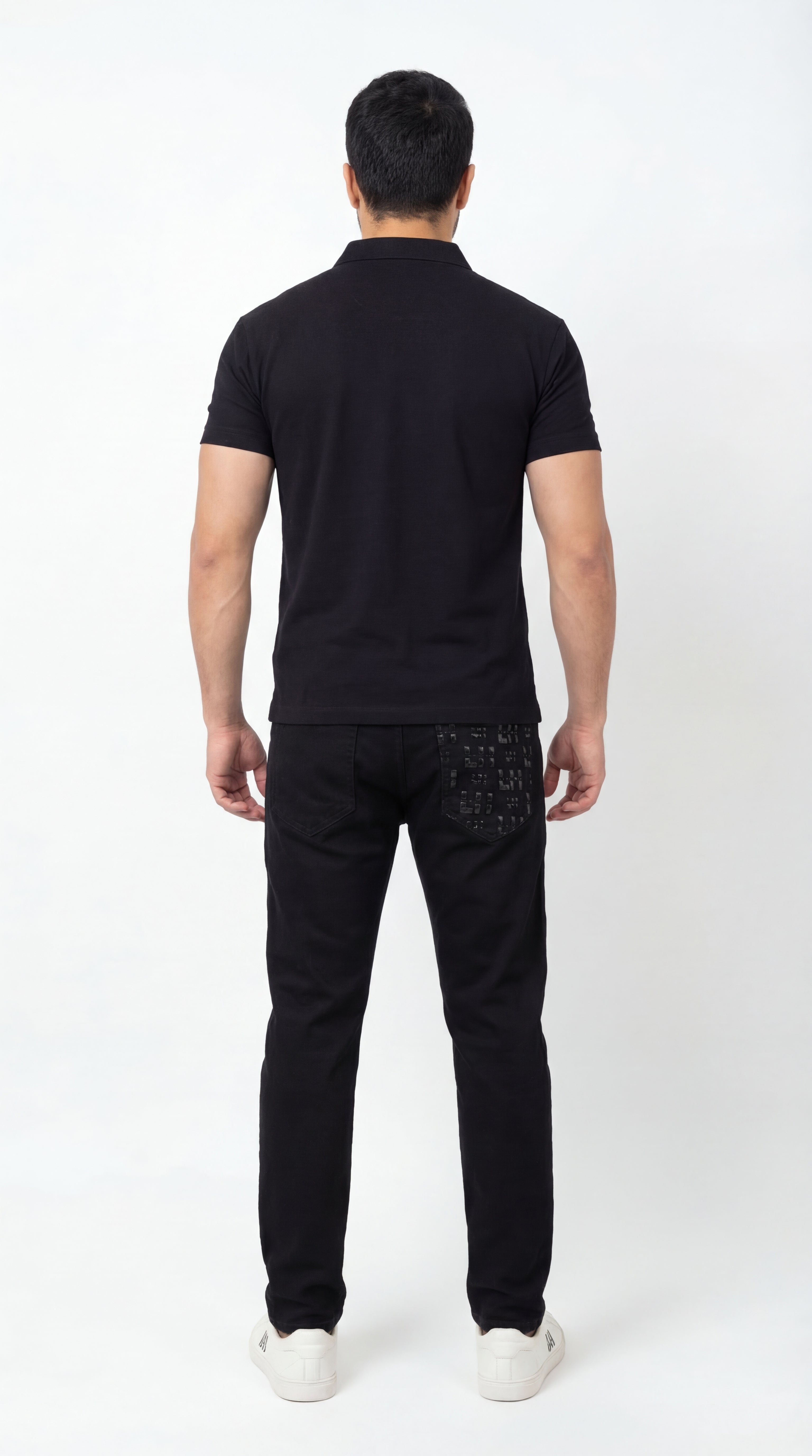LAHOMBRE Invisible Button Polo