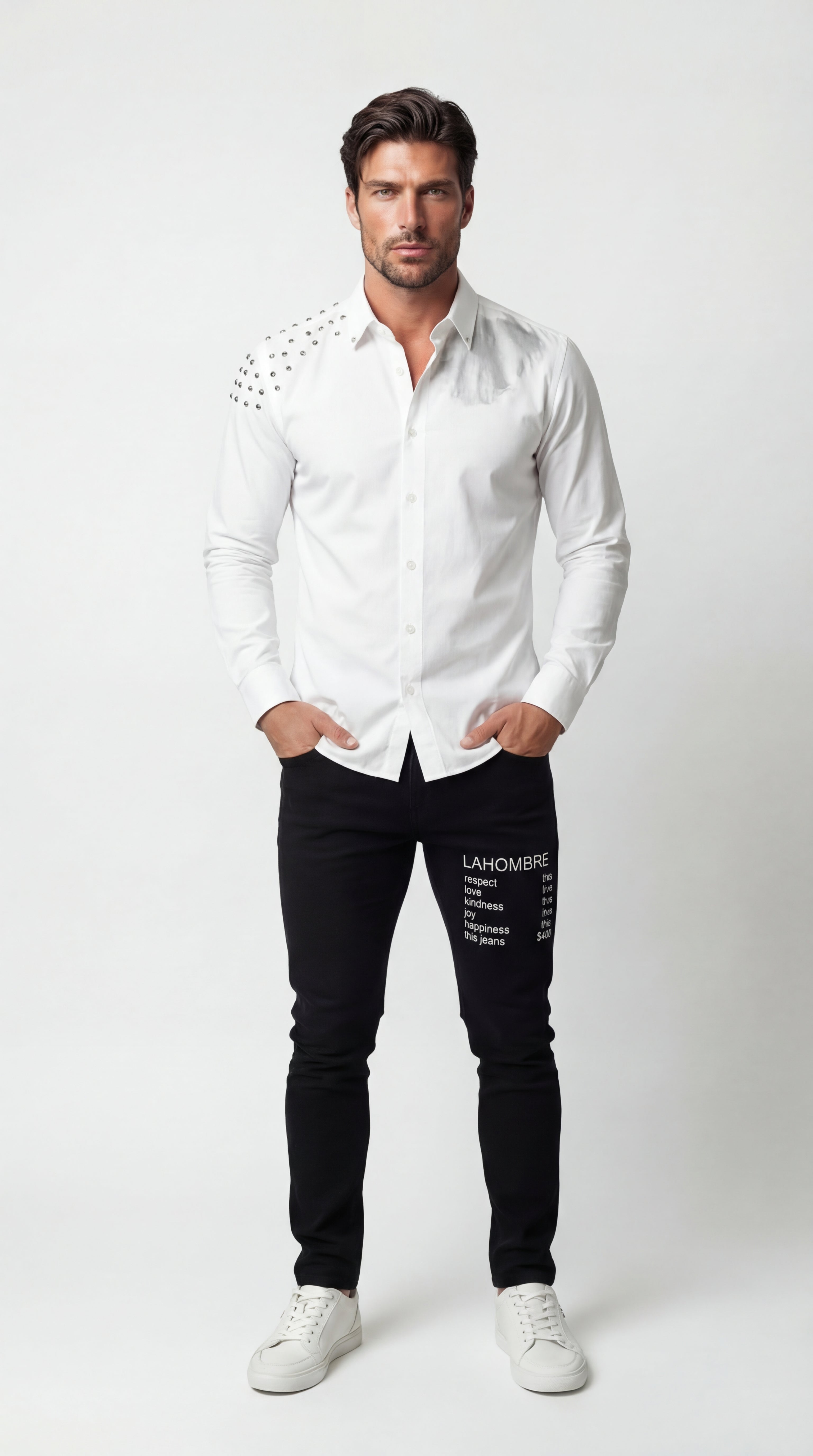 LAHOMBRE Executive Statement Shirt – 100% Cotton