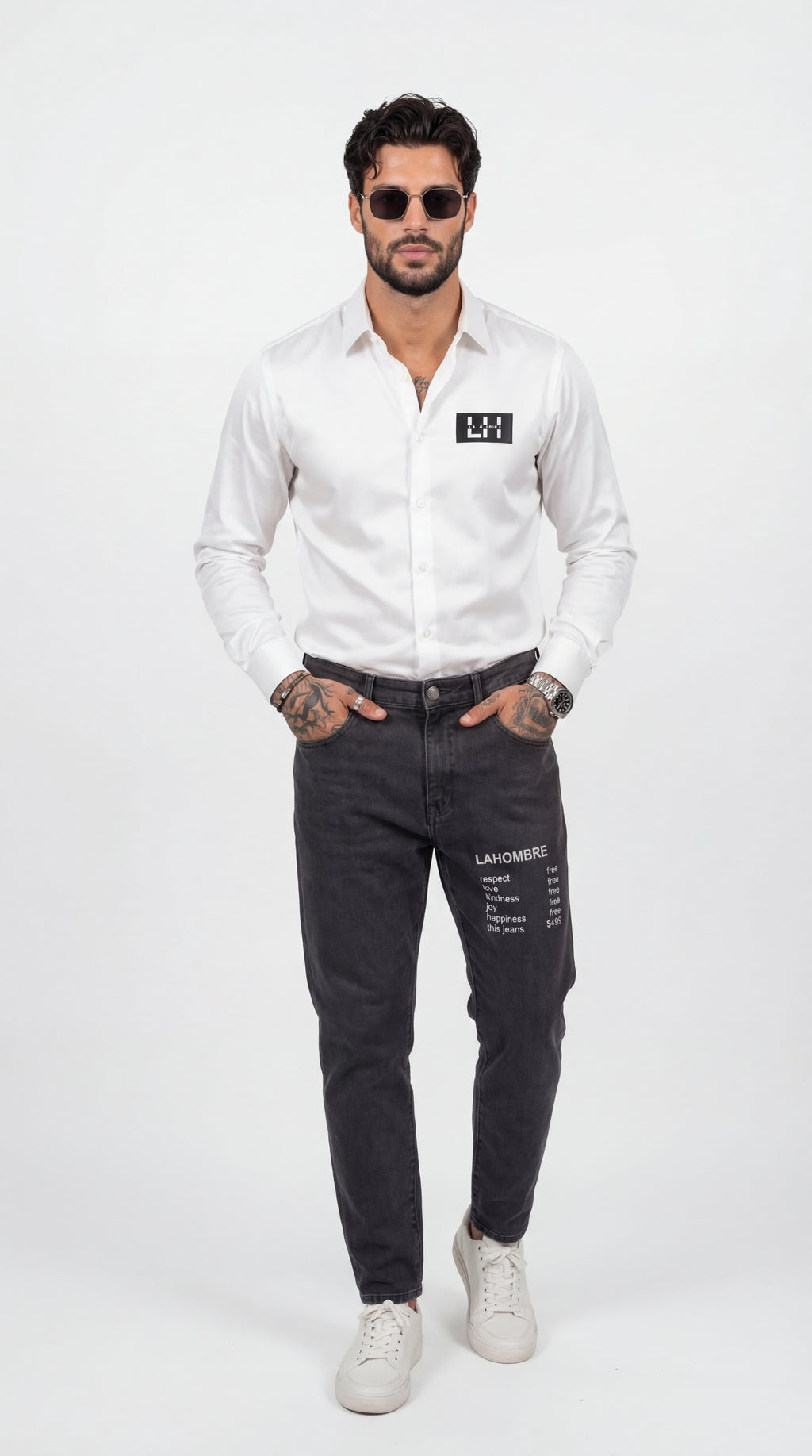 LAHOMBRE Royal Serpent Shirt – 100% Silk