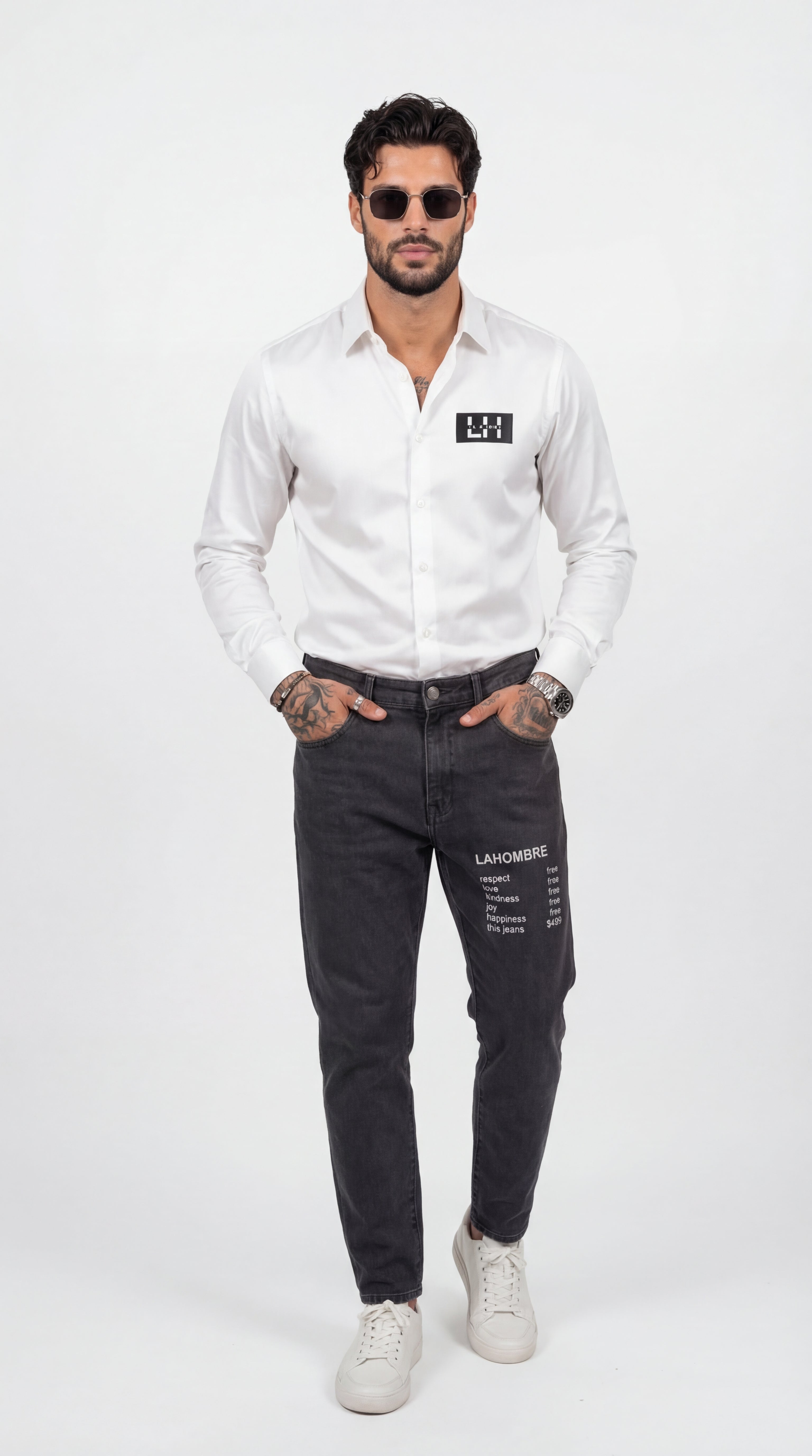 LAHOMBRE Royal Serpent Shirt – 100% Silk
