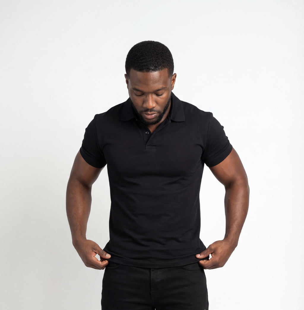 LAHOMBRE Invisible Button Polo