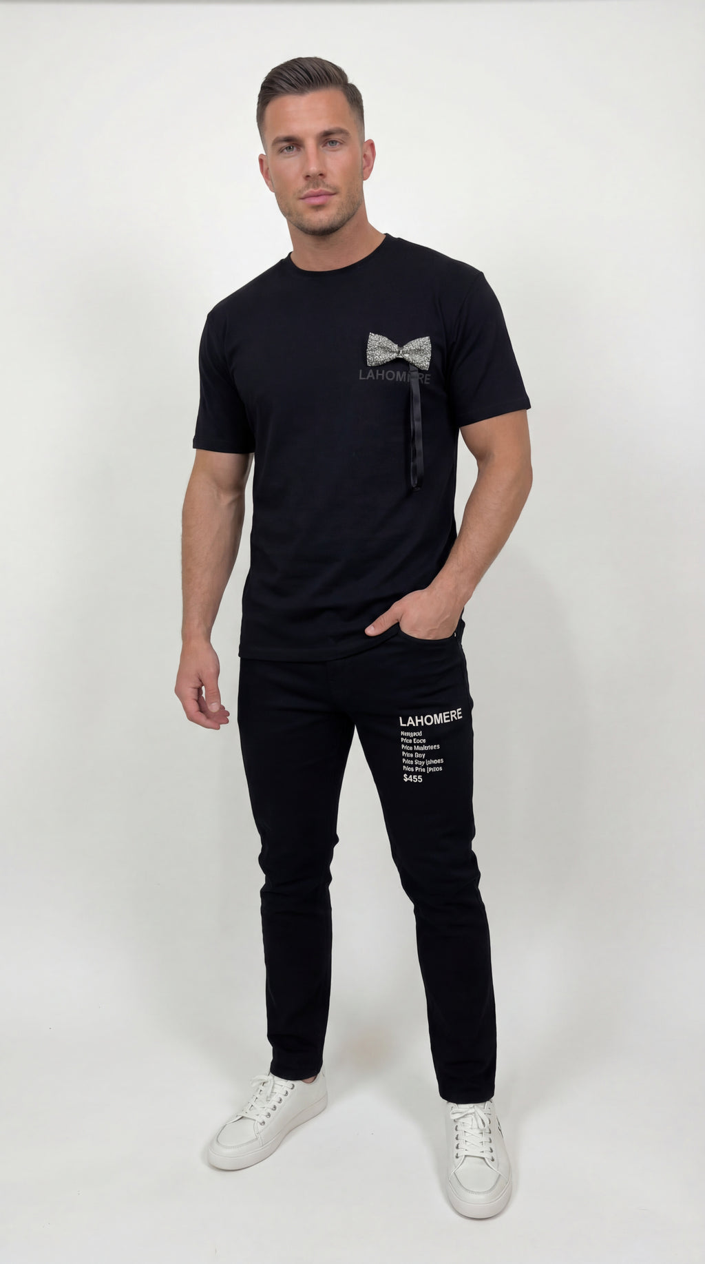 LAHOMBRE Crystal Fly Oversized T-Shirt