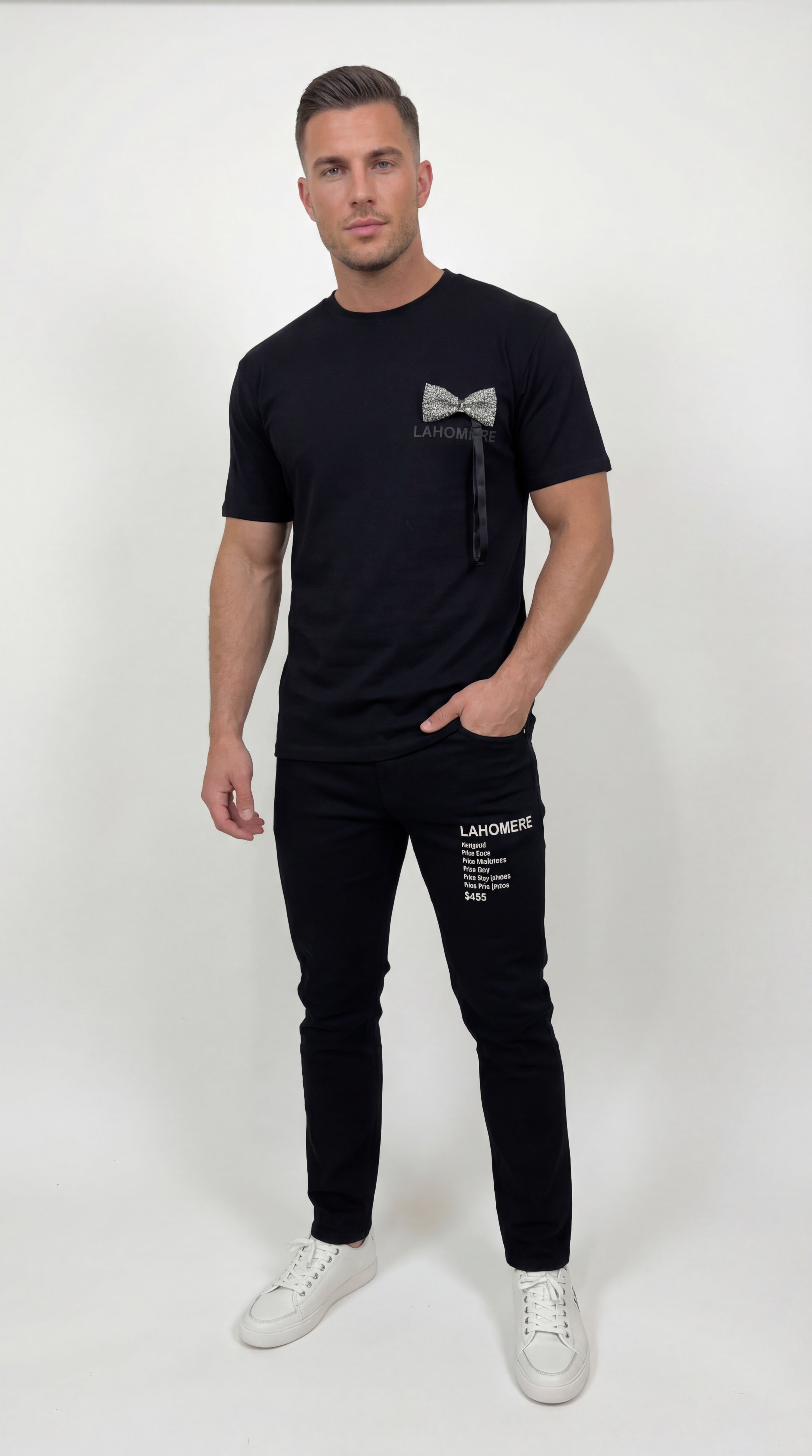 LAHOMBRE Crystal Fly Oversized T-Shirt