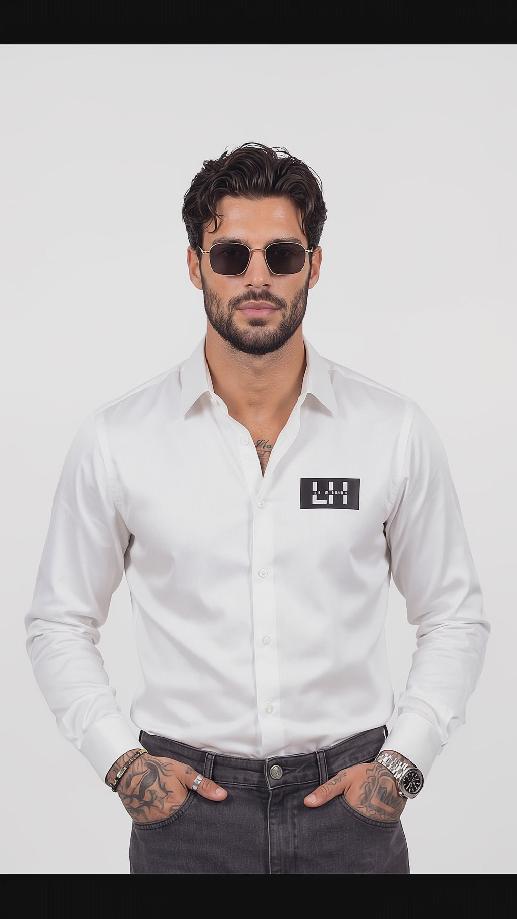 LAHOMBRE Royal Serpent Shirt – 100% Silk